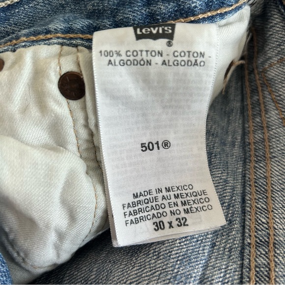Levi Strauss 501 Original Fit Jeans Men’s 30 x 32 - Picture 9 of 9